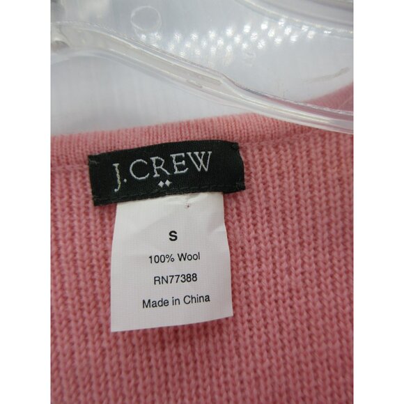 J Crew Sweater Small Wool Cardigan Button Up Preppy Minimalist Y2K - Picture 8 of 9
